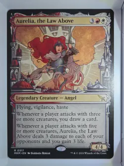 Aurelia, the Law Above (Showcase) - R317 - MTG - Murders at Karlov Manor (MKM) - Image 1
