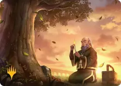 Bastion of Remembrance Art Card (Gold-Stamped Planeswalker Symbol) [Avatar: The - Image 1