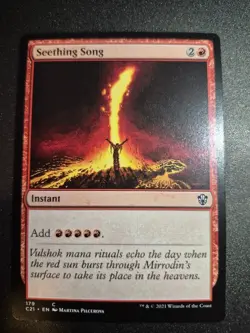 1x M/NM Seething Song Commander MTG - Image 1
