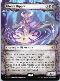 Gloom Ripper (Showcase) 312 R Lorwyn Eclipsed NM - Image 1