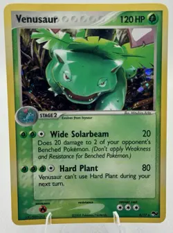 Pokemon Venusaur 6/17 Pop Series 2 Holo Card MP - Image 1