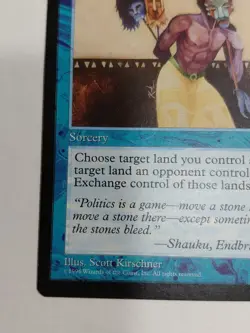 MTG Political Trickery, Mirage, LP, English - Image 3