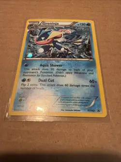 Pokemon TCG Greninja XY162 Holo Promo Card LP - Image 1