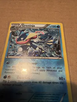 Pokemon TCG Greninja XY162 Holo Promo Card LP - Image 4