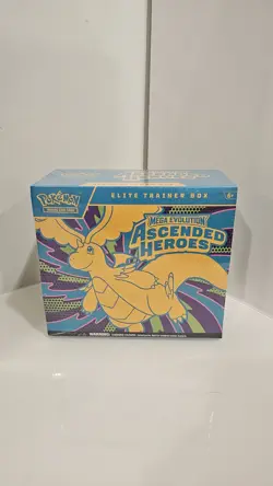 Pokemon TCG Mega Evolution Ascended Heroes Elite Trainer Box Factory Sealed New - Image 1
