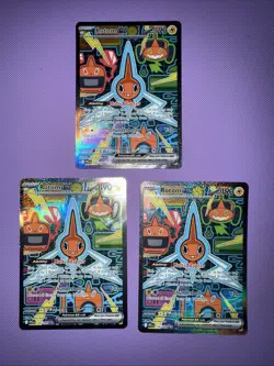 3x Pokemon TCG Rotom Ex Special Illustration Rare SIR 126/094 NM Mint Lot - Image 1