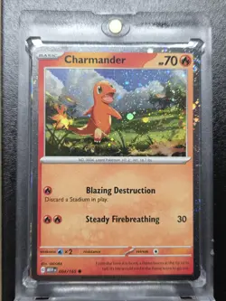 Charmander RARE HOLO FOIL REFRACTOR POKEMON TRADING CARD TCG MINT - Image 1