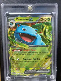 Venusaur HOLO FOIL REFRACTOR POKEMON TRADING CARD TCG MINT - Image 1
