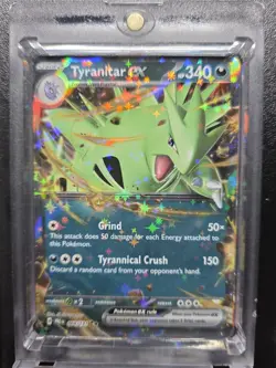 Tyranitar Ex RARE HOLO FOIL REFRACTOR POKEMON TRADING CARD TCG MINT - Image 1