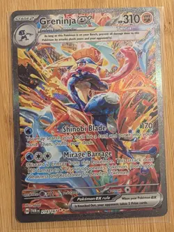 2024 Pokemon Twilight Masquerade #214 Greninja ex Special Illustration - Image 1