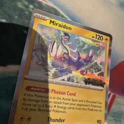 *Prerelease* Miraidon Build & Battle Promo MEP082 - Pokemon TCG Pitch Black - Image 1