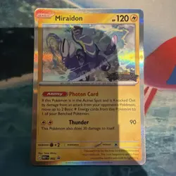 *Prerelease* Miraidon Build & Battle Promo MEP082 - Pokemon TCG Pitch Black - Image 2