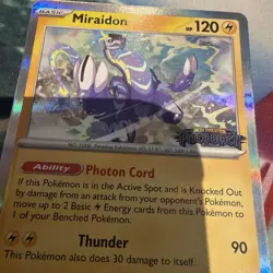 *Prerelease* Miraidon Build & Battle Promo MEP082 - Pokemon TCG Pitch Black - Image 3