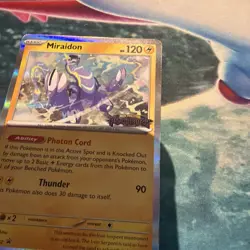 *Prerelease* Miraidon Build & Battle Promo MEP082 - Pokemon TCG Pitch Black - Image 5