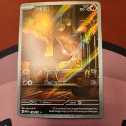 Pokemon TCG Vulpix 138/132 Me01 Mega Evolution Illustration Rare Holo - Image 1