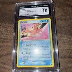 2005 Pokemon EX Unseen Forces CORSOLA 37/115 CGC 10 GEM MINT - Image 5