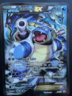 Blastoise EX Full Art Promo Holo Pokemon Card XY122 180HP XY Set - Image 1