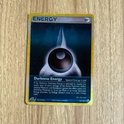 Pokemon TCG Ruby & Sapphire Card Darkness Energy Reverse Holo 93/109 NM - Image 1