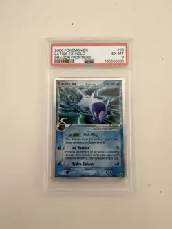 2006 POKEMON EX DRAGON FRONTIERS #96 LATIOS EX-HOLO PSA 6 - Image 1