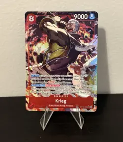 Bandai One Piece Card Game Krieg OP15-008 SR Alt Art - Image 1