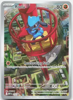 Riolu 010 Holo Promo ME: Mega Evolution Promo Pokemon Near Mint - Image 1