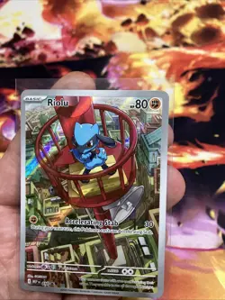 Riolu - 010 010 Holo Promo ME: Mega Evolution Promo Pokemon Near Mint - Image 3