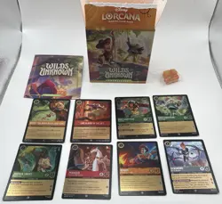 Disney Lorcana Wilds Unknown Pre Release Toy Story Lot Of 8 Cards Buzz Lightyear - Image 1