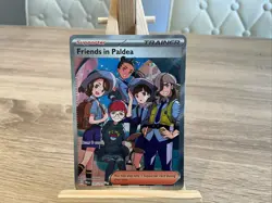 Pokemon TCG Friends in Paldea Ultra Rare Holo Card Prismatic Evolutions 137/131 - Image 1