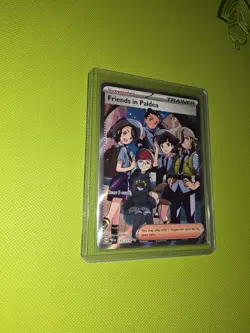 Pokemon TCG Friends in Paldea Ultra Rare Holo Card Prismatic Evolutions 137/131 - Image 3