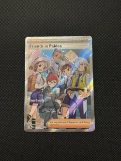 Pokemon TCG Friends In Paldea Ultra Rare Holo Card 137/131 Prismatic Evolutions - Image 1