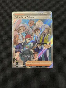 Pokemon TCG Friends In Paldea Ultra Rare Holo Card 137/131 Prismatic Evolutions - Image 3