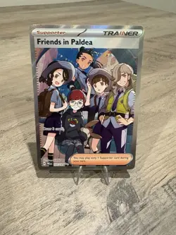 Pokemon TCG Friends In Paldea Ultra Rare Holo Card 137/131 Prismatic Evolutions - Image 1