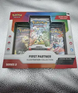 Pokemon TCG First Partner Illustration Collection Series 2 New Sealed Box - Image 1