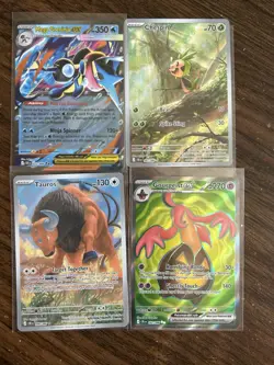 Pokemon Chaos Rising 4 Card Bundle Pack Fresh No Duplicates - Image 1