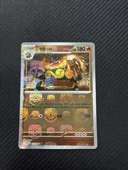 Emboar Master Ball 013/086 Pokemon TCG Card English - Image 1