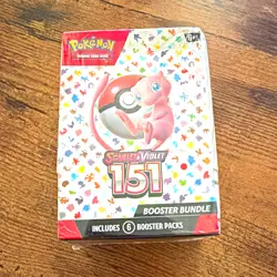 Pokemon TCG Scarlet & Violet 151 Booster Bundle Box 6 Booster Packs English - Image 1