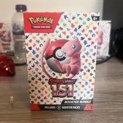 Pokemon TCG Scarlet & Violet 151 Booster Bundle Box 6 Packs English - Image 1