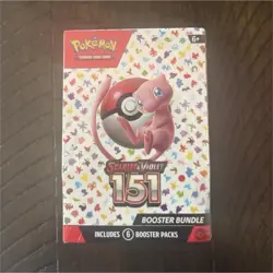 Pokemon TCG Scarlet & Violet 151 Booster Bundle Box 6 Packs English 2023 - Image 1