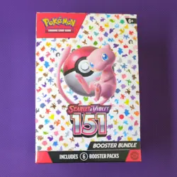 Pokemon TCG Scarlet & Violet 151 English Booster Bundle New Sealed Box, 6 Packs - Image 1