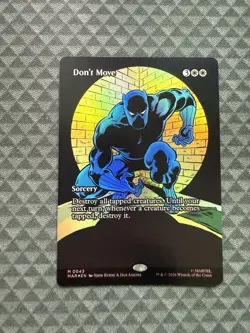 MTG Don’t Move #0043 Foil Borderless Mythic Marvel Universe Eternal-Legal (MAR) - Image 1