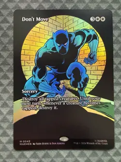 MTG Don’t Move #0043 Foil Borderless Mythic Marvel Universe Eternal-Legal (MAR) - Image 2