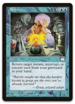 Relearn (NM) Weatherlight WTH Magic MTG - Image 1