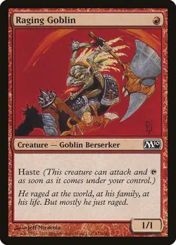 [MTG] Raging Goblin (153) (M10) LP-HP - Image 1