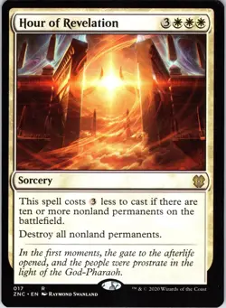 Hour of Revelation 17 Rare Commander: Zendikar Rising Magic: The Gathering NM - Image 1