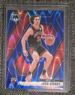 2024-25 Panini Mosaic #71 Josh Giddey Blue Seismic Prizm /149 Bulls 🏀🏀 - Image 1