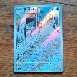 The Pokemon Company Pokemon TCG Slowpoke 204/198 SV01 Illustration Rare Holo - Image 1