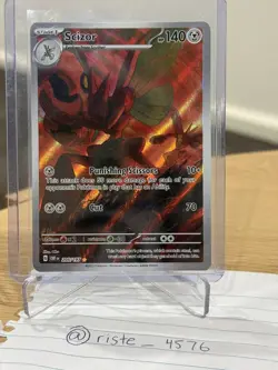 Pokemon TCG Scizor Sv03: Obsidian Flames 205/197 Holo Illustration Rare - Image 1