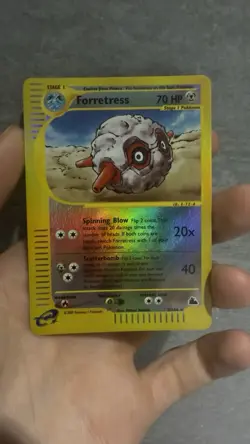 Pokemon TCG Forretress Card 9/144 Skyridge Reverse Holo NM+ - Image 1