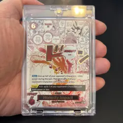 Honesty Impact (Alternate Art) OP11-018 A Fist of Divine Speed Foil - Image 4