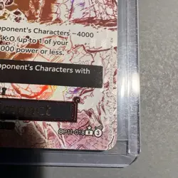 Honesty Impact (Alternate Art) OP11-018 A Fist of Divine Speed Foil - Image 2
